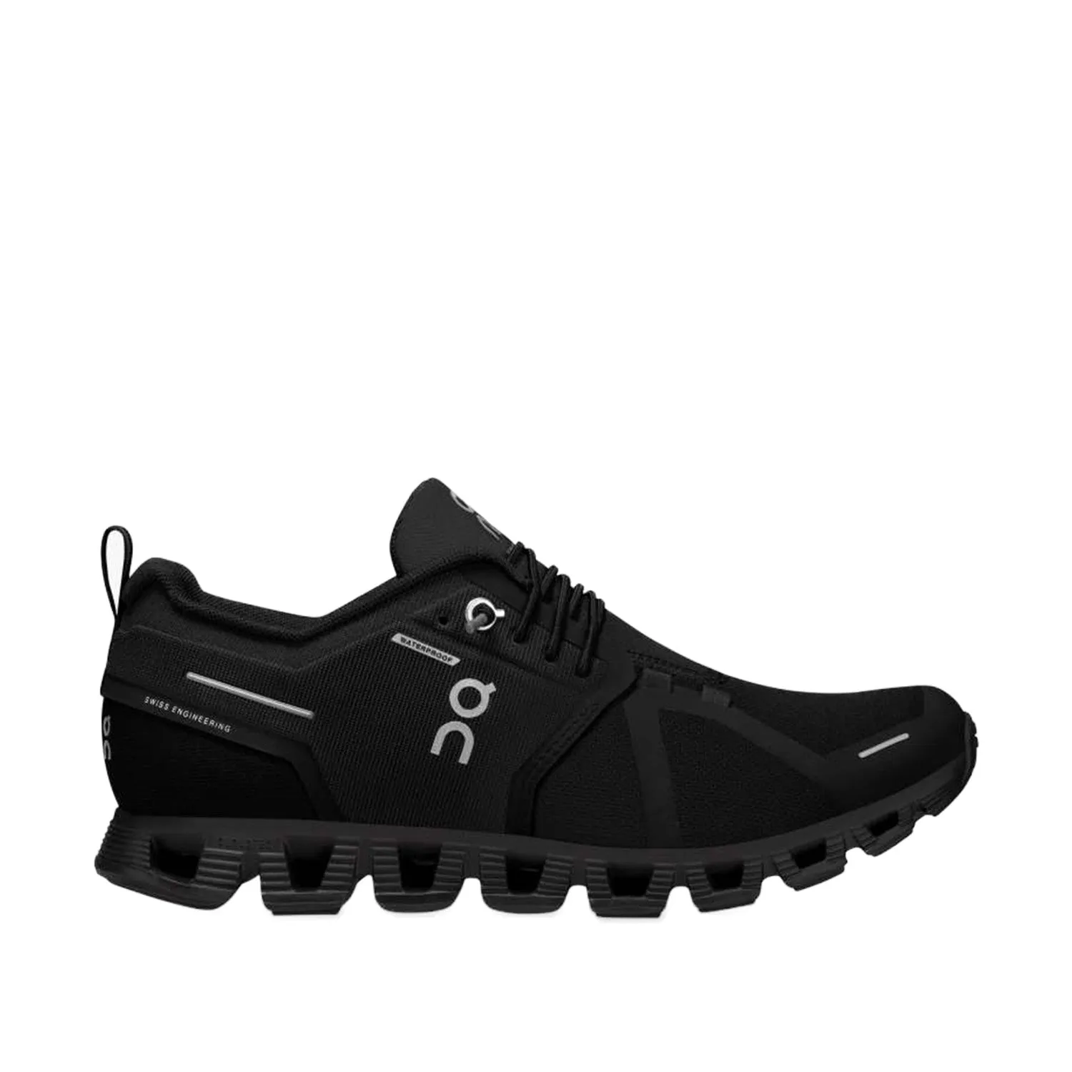 On Running Women's Cloud 5 Waterproof in All Black