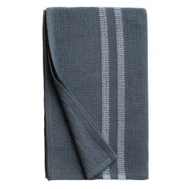 Organic Block Rib Bath Towel in Orion