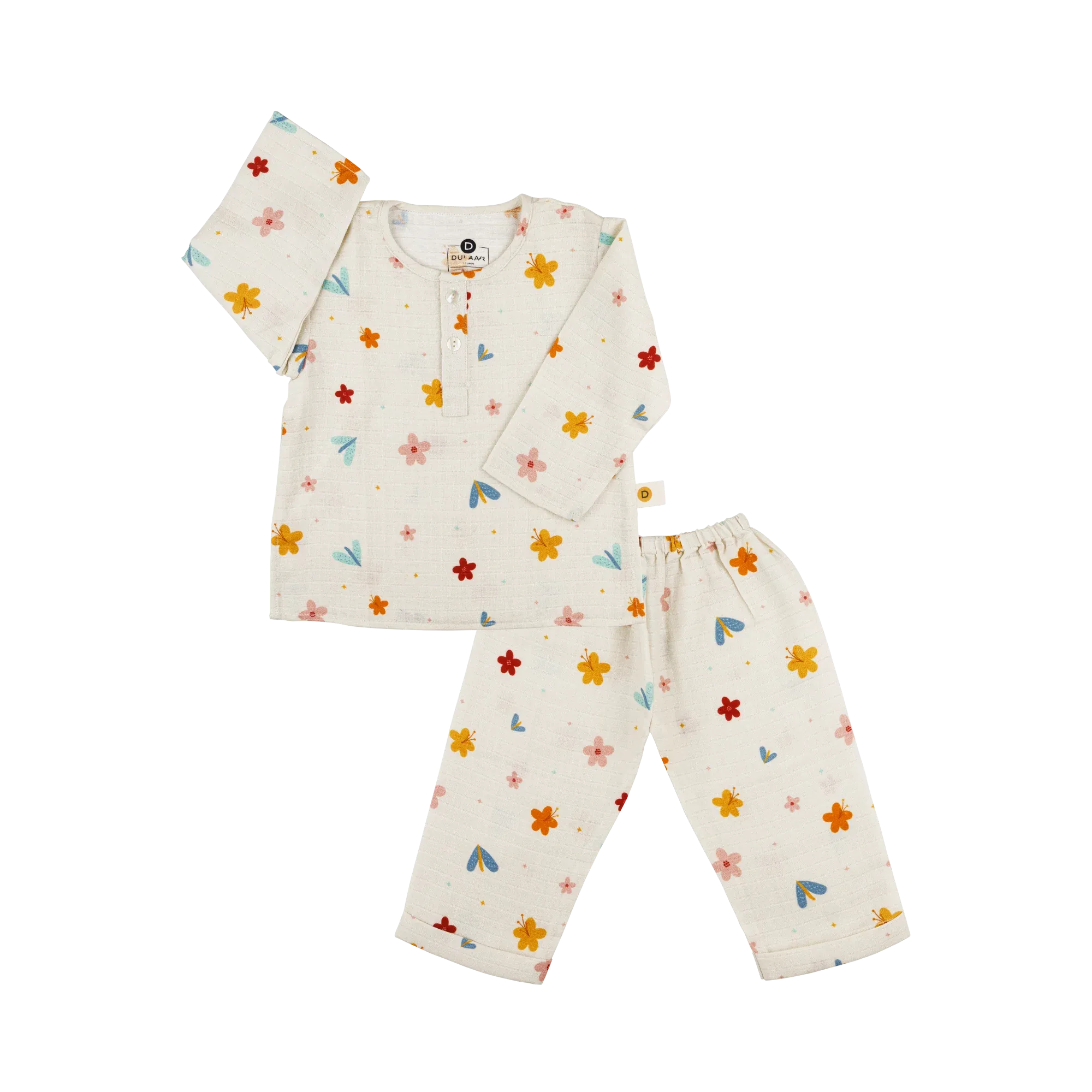 Organic Muslin Loungewear Set | A World in Bloom