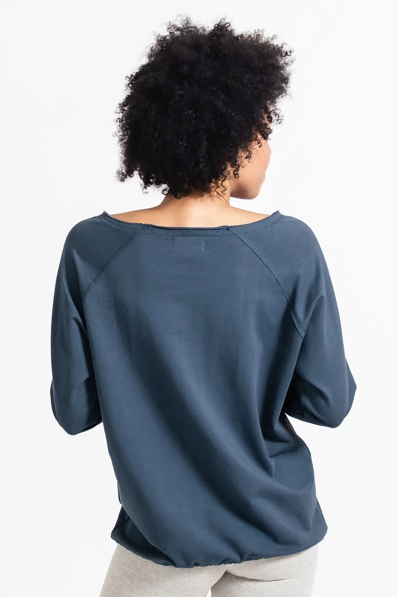 Oversized Sweater - Cobalt