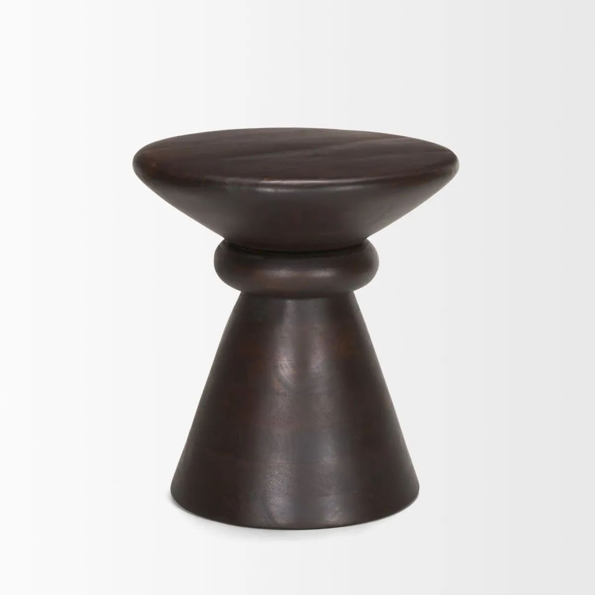 Palmera Accent Table Dark Brown