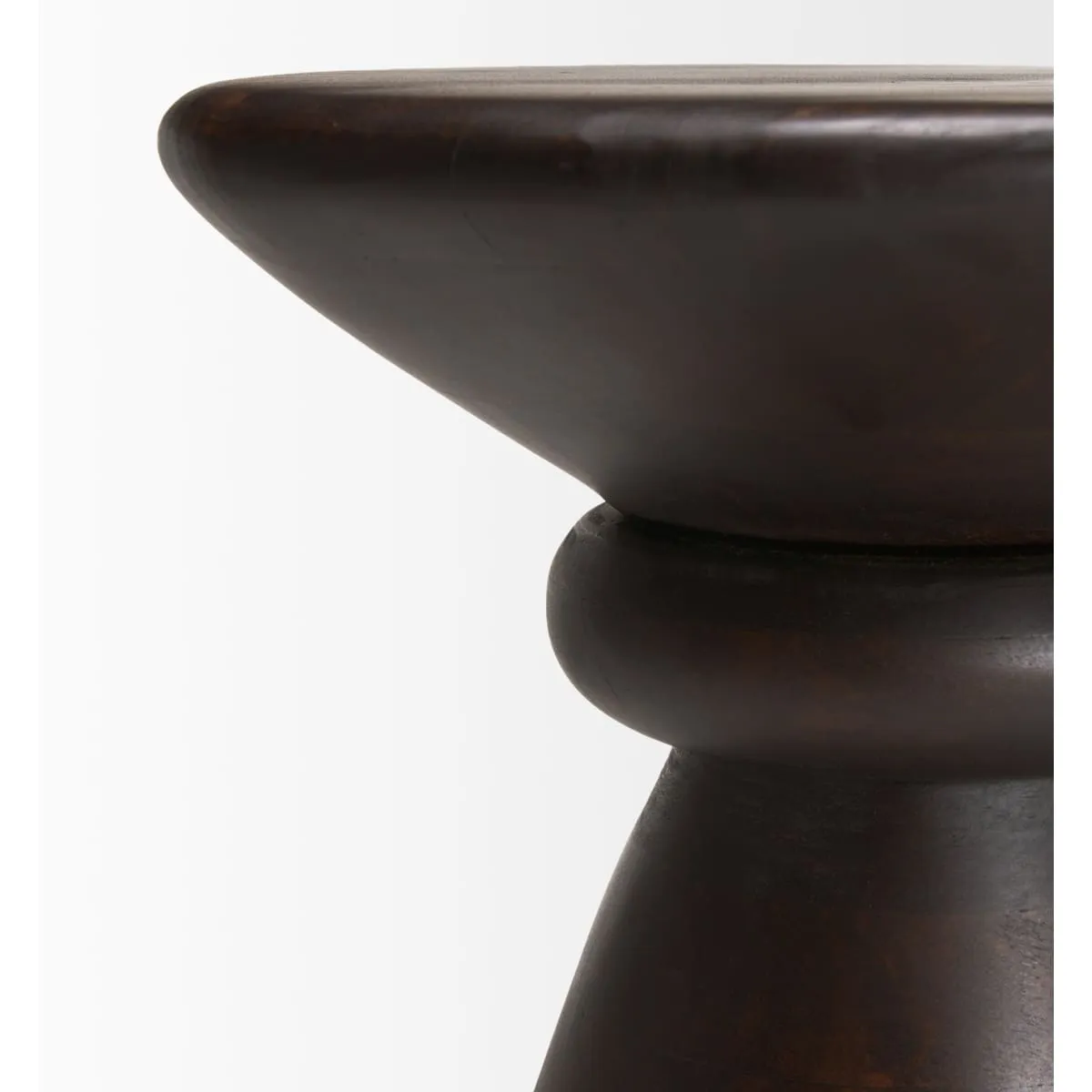 Palmera Accent Table Dark Brown