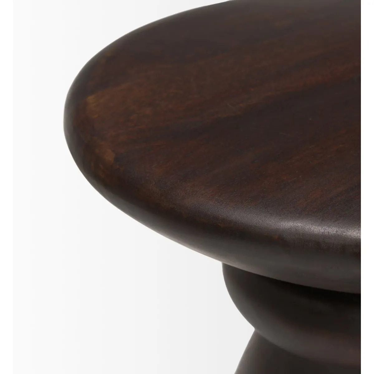 Palmera Accent Table Dark Brown