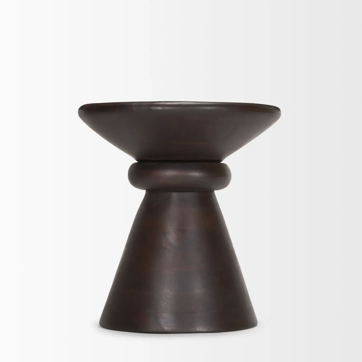 Palmera Accent Table Dark Brown