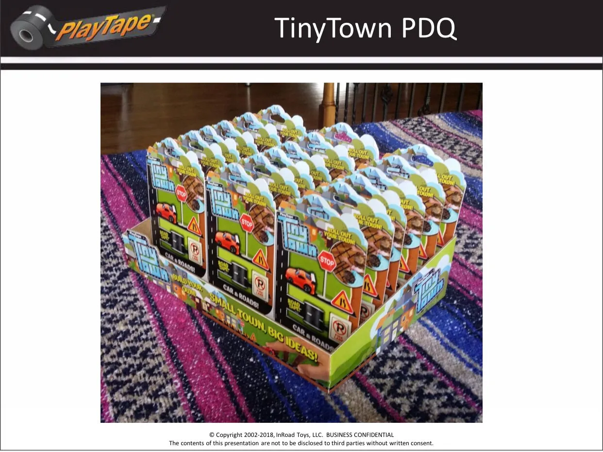 *PLAYTAPE TINY TOWN (INROAD TOYS & IRWIN)