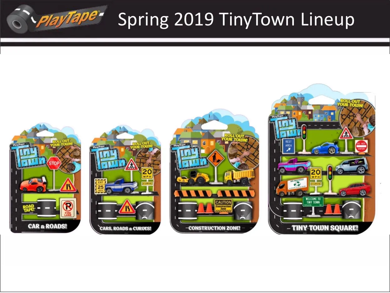 *PLAYTAPE TINY TOWN (INROAD TOYS & IRWIN)