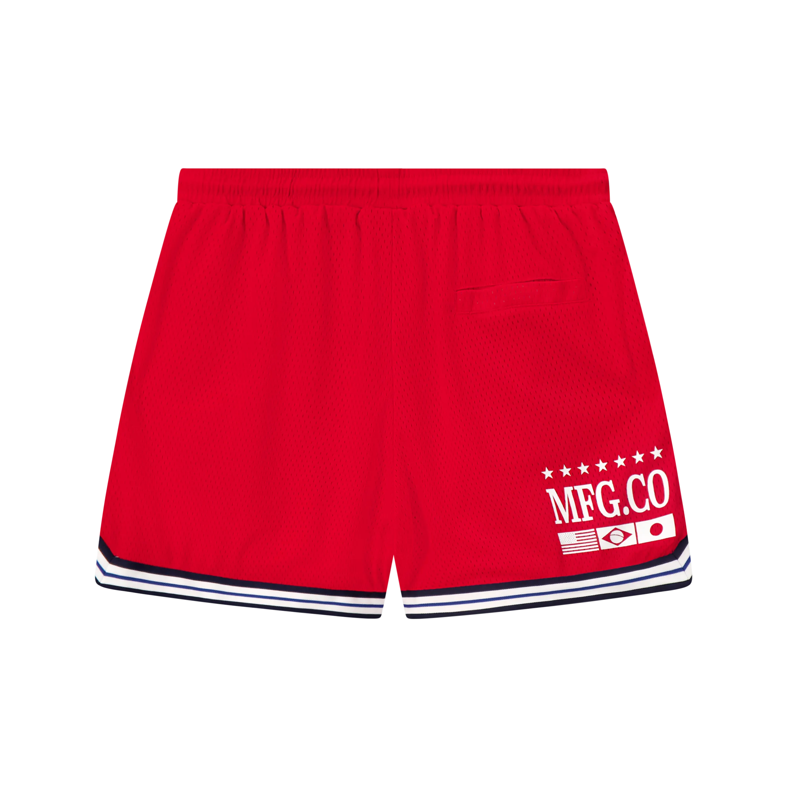 Relay Mesh Shorts Red