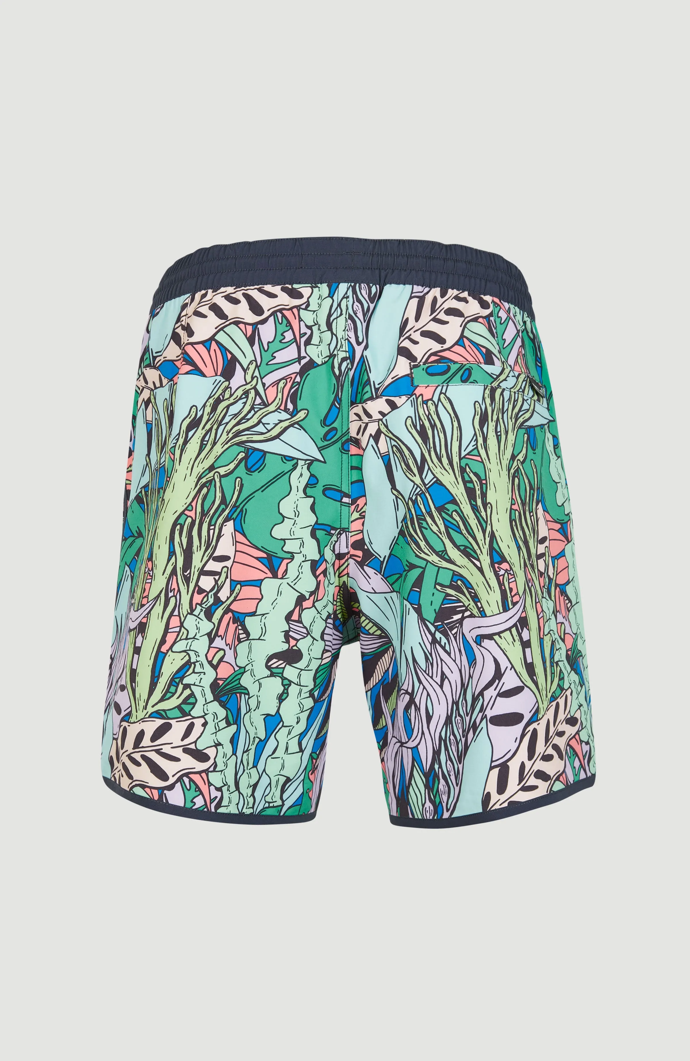 Scallop Ocean 16'' Swim Shorts | Blue Comic Seaweed