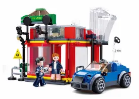 Sluban Automobile Sales Service Shop Block Toy Set