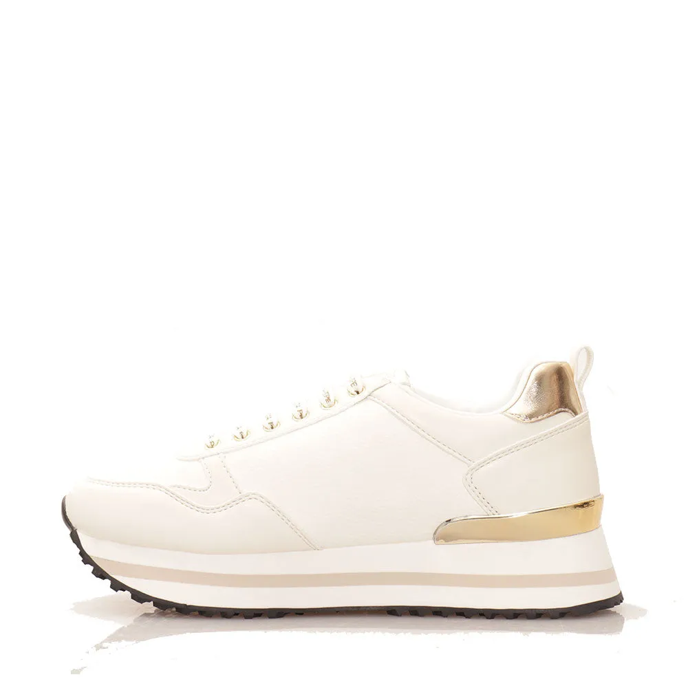 Sneakers Running PATRIZIA PEPE Girl linea Micro Running colore Off White