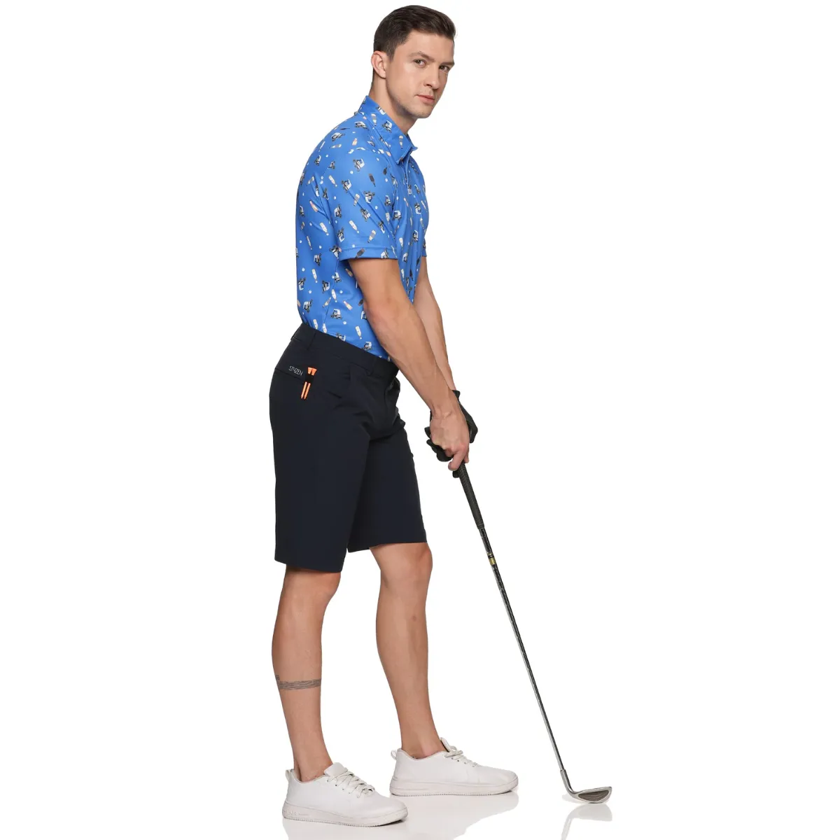 Styzen Men’s Active Lite Golf Shorts (Flexi Waist)