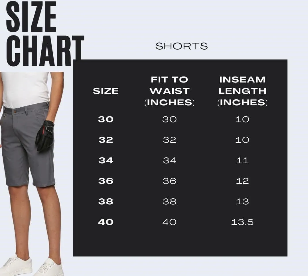 Styzen Men’s Active Lite Golf Shorts (Flexi Waist)