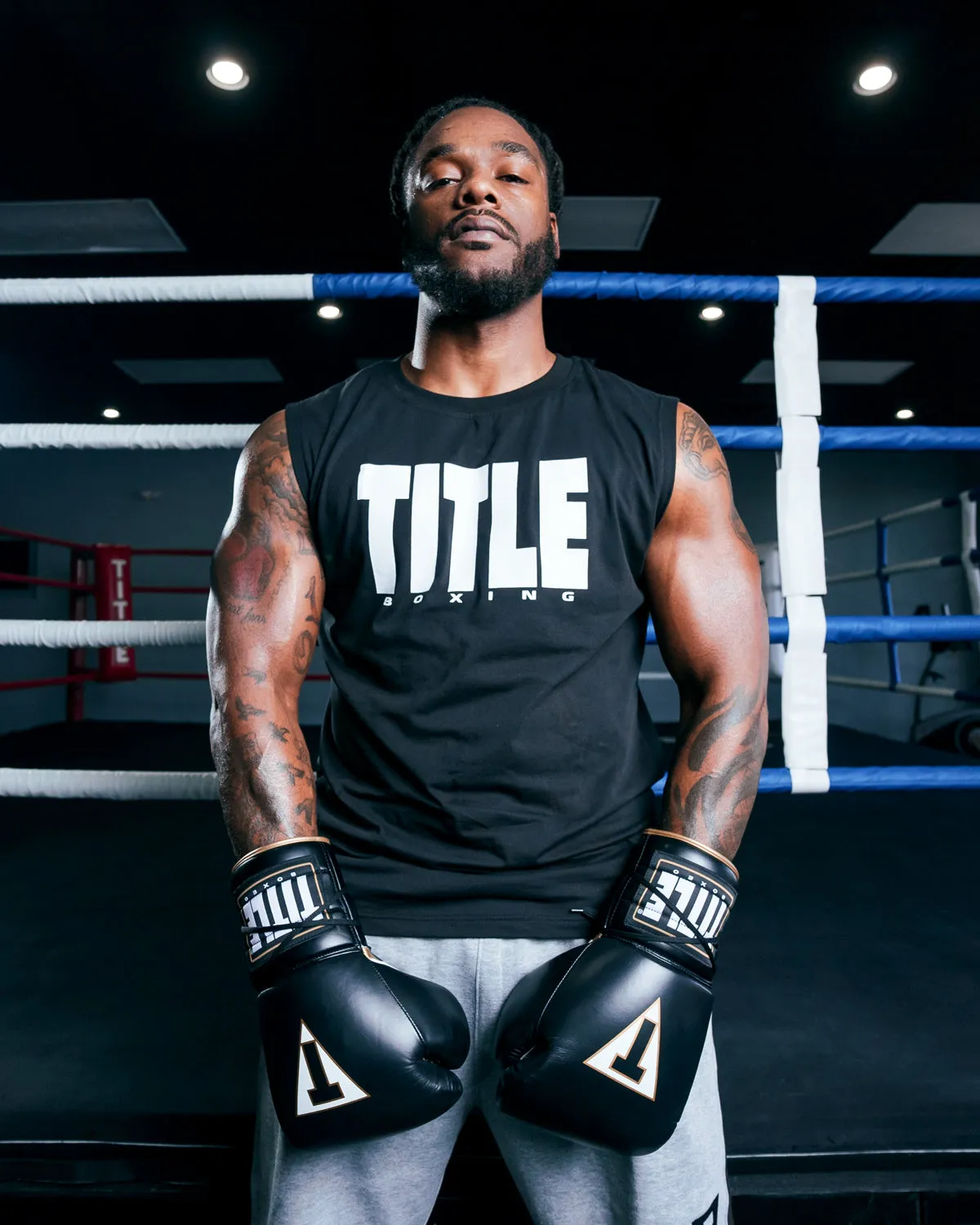 TITLE Boxing Iconic Block Muscle Tee