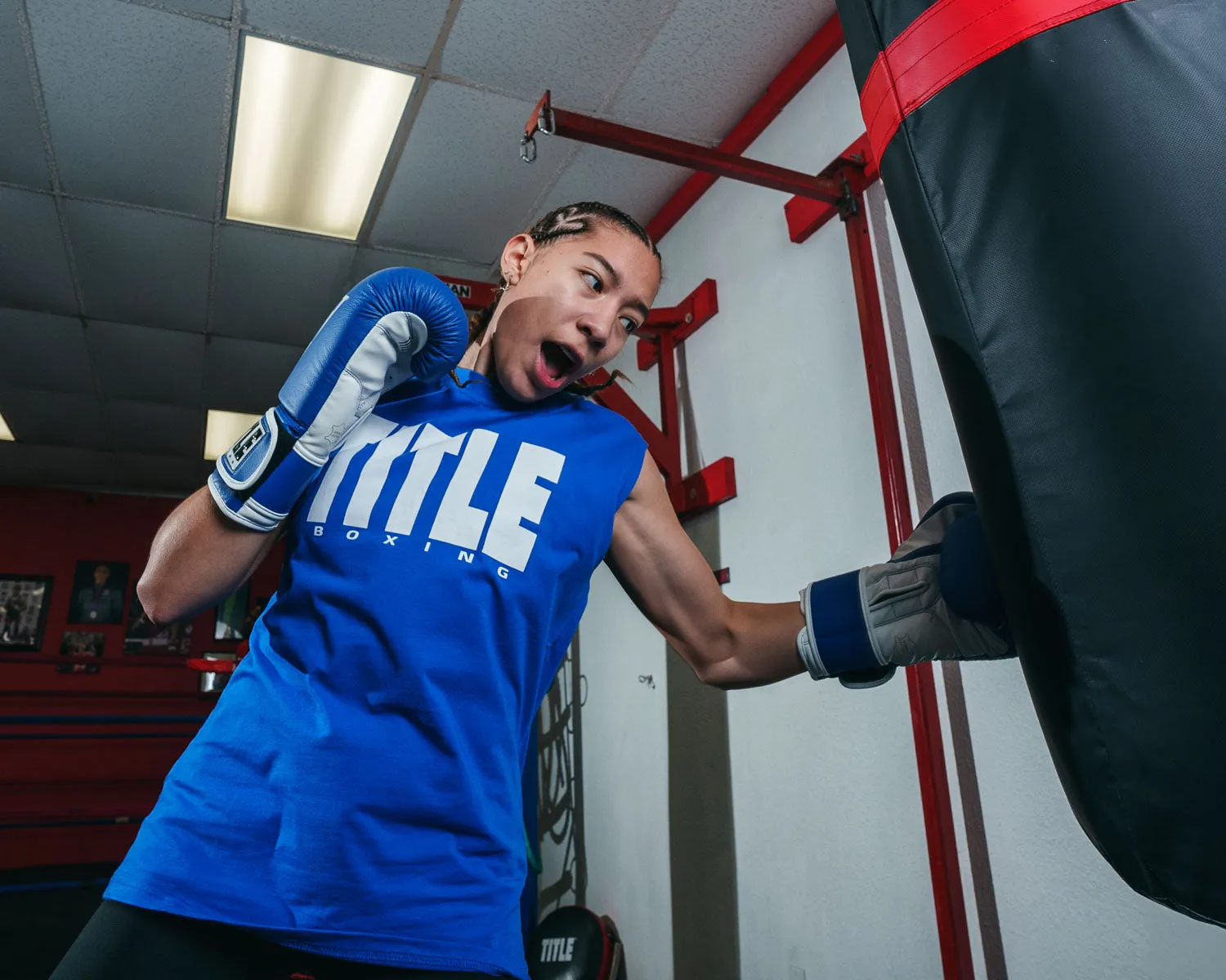 TITLE Boxing Iconic Block Muscle Tee