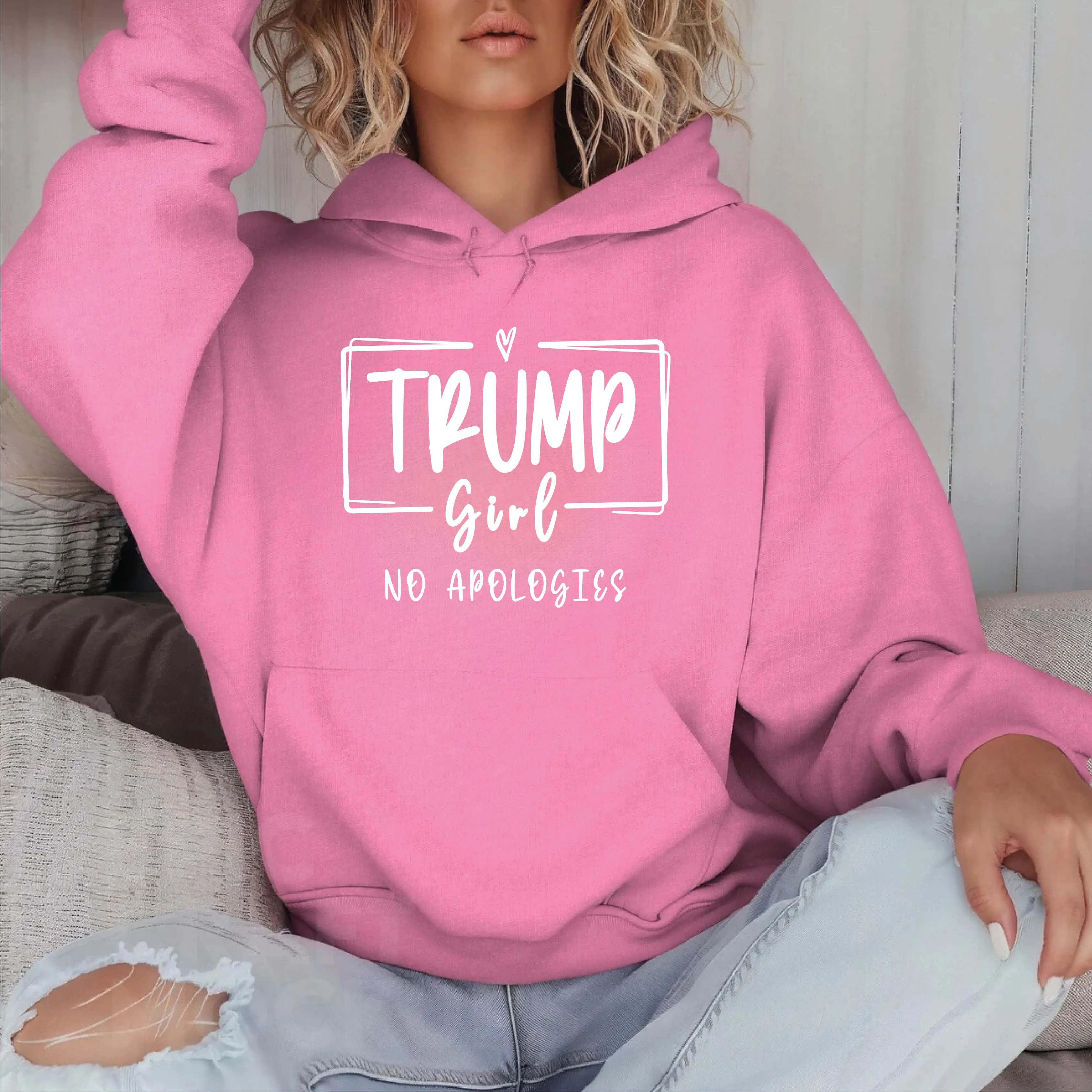 Trump Girl Text Sweatshirts