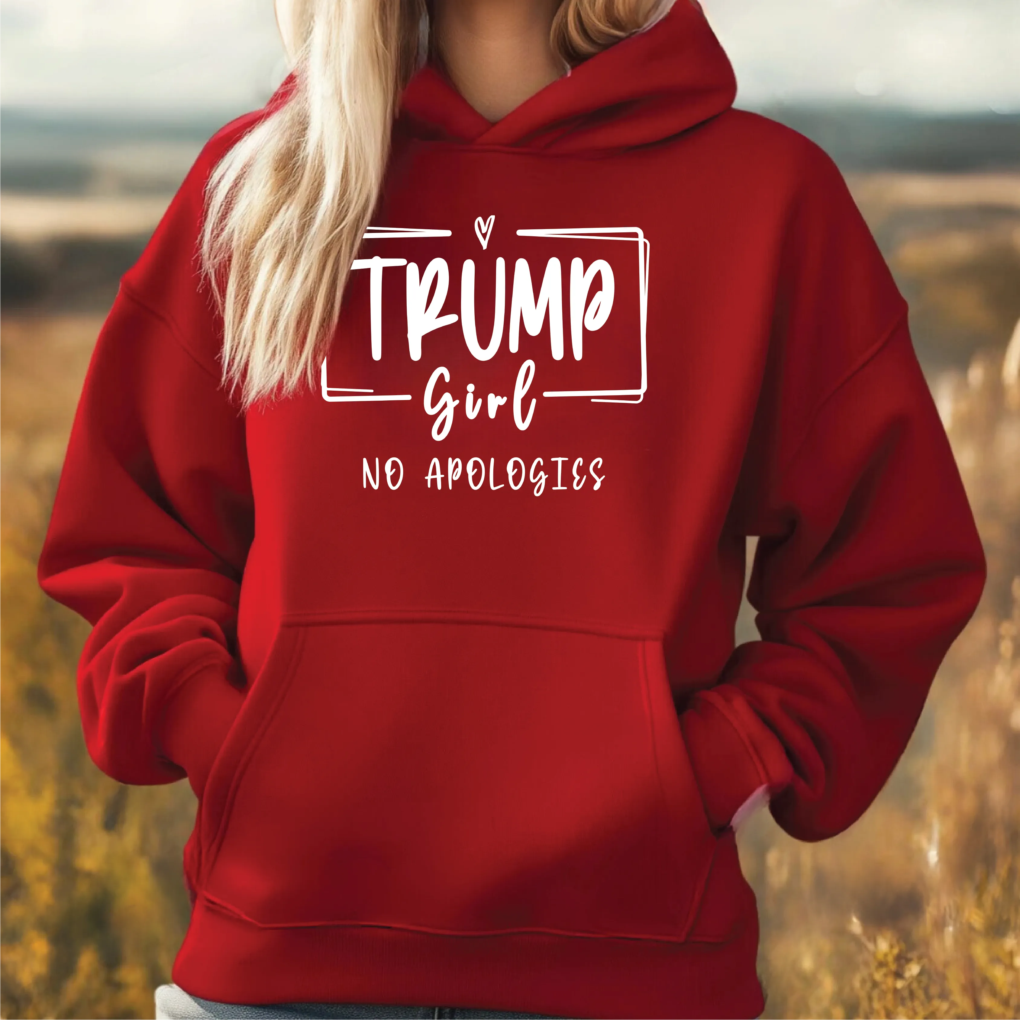 Trump Girl Text Sweatshirts