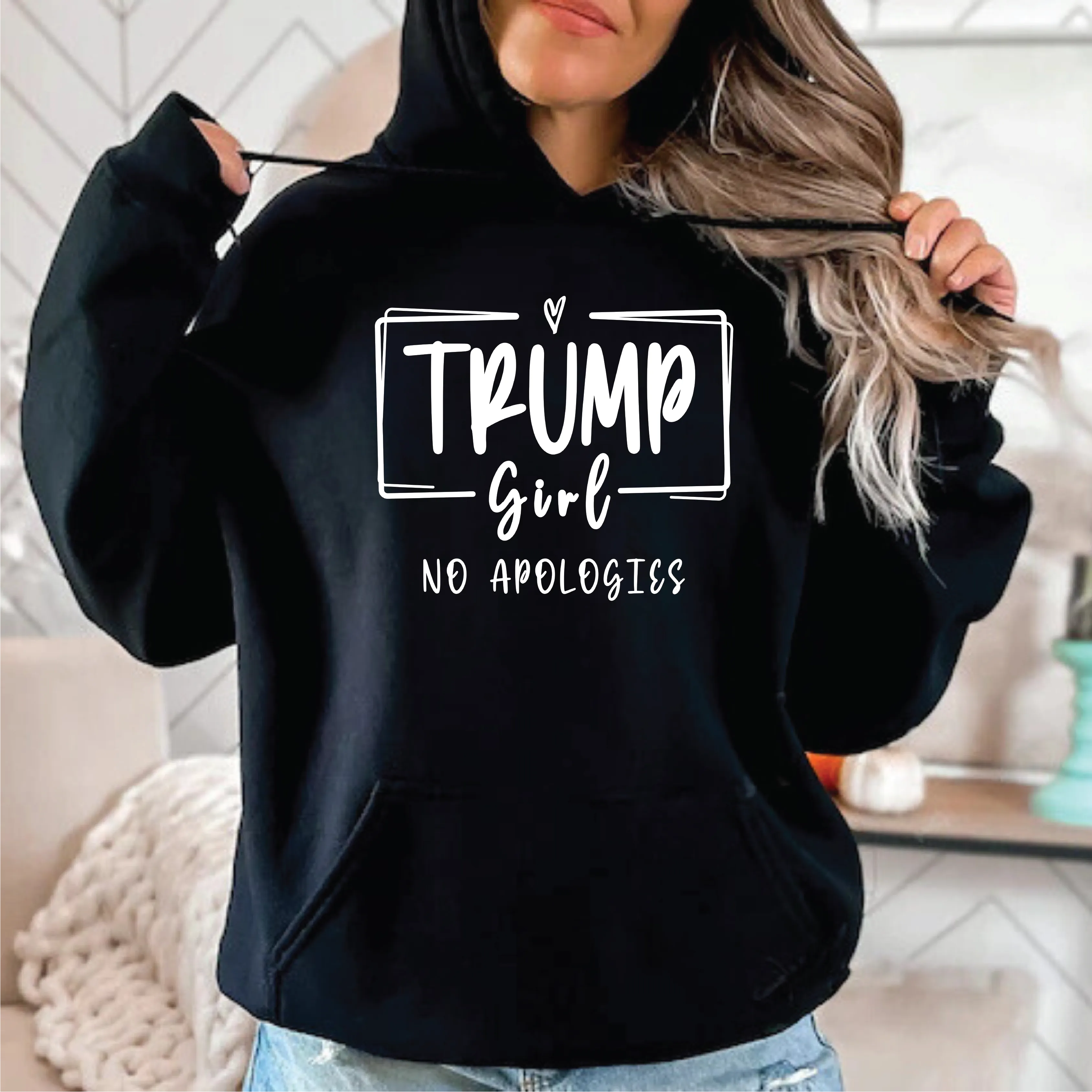 Trump Girl Text Sweatshirts