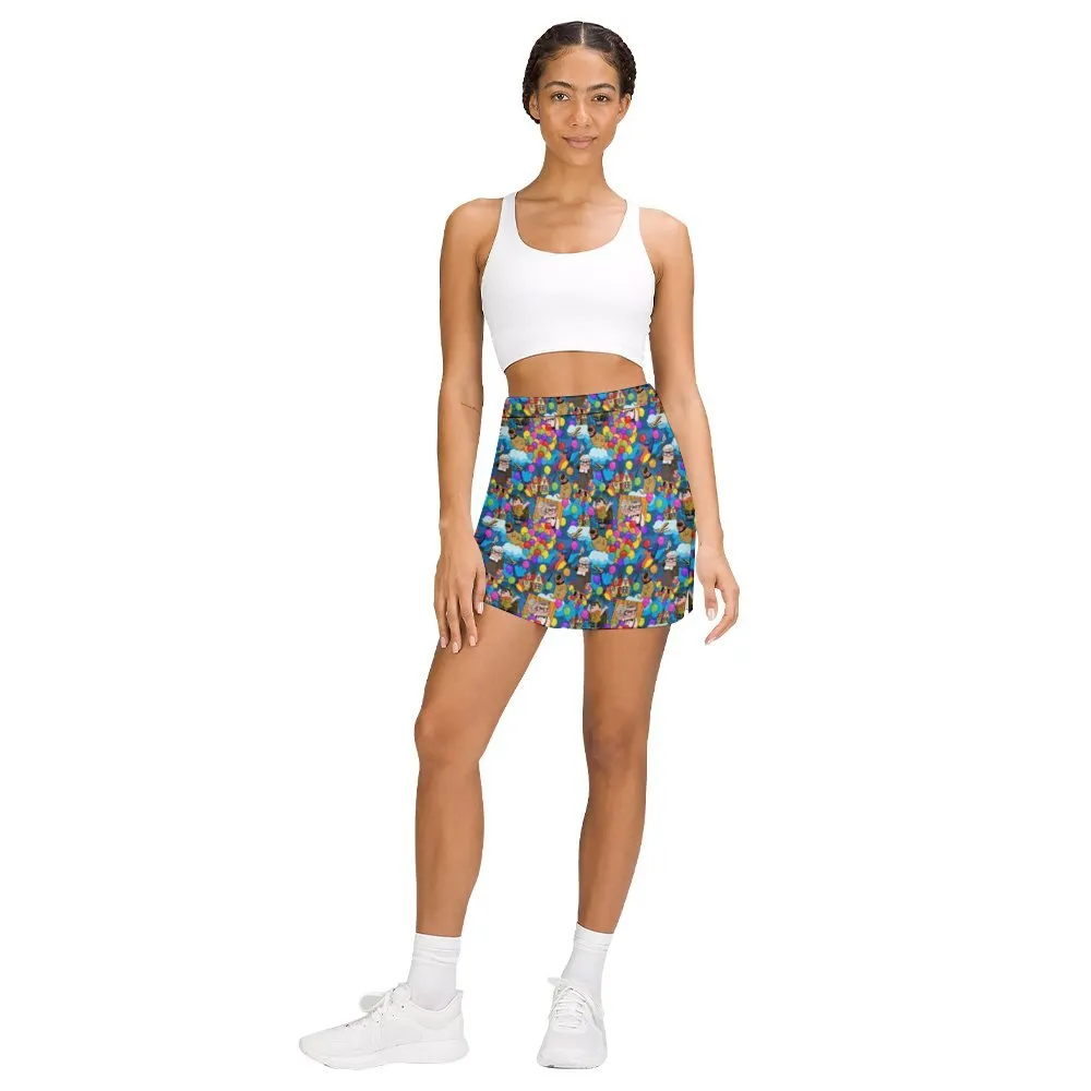 Up Favorites Athletic A-Line Skirt With Pocket Solid Shorts