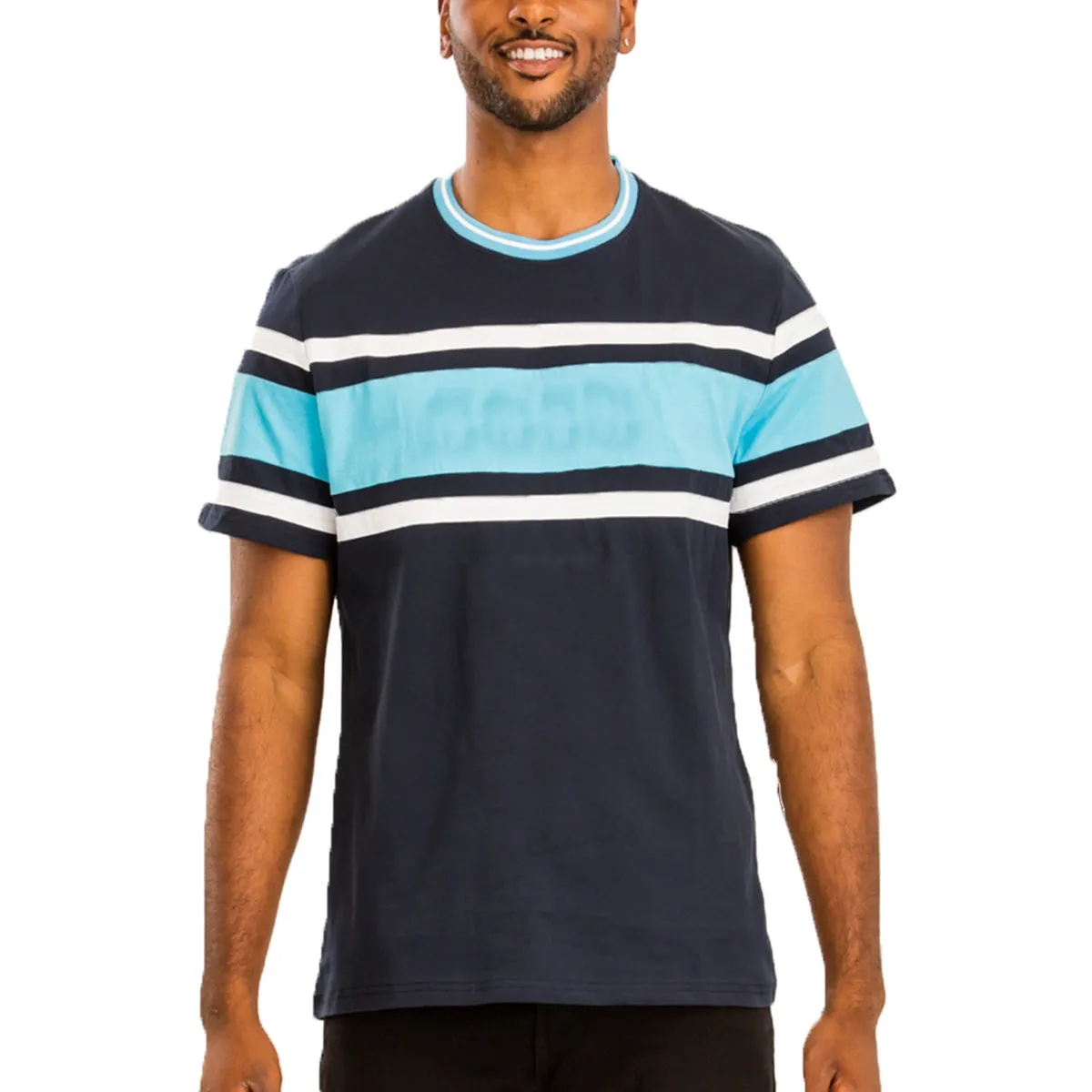 Vertical Color Block Tee (4 Colors)