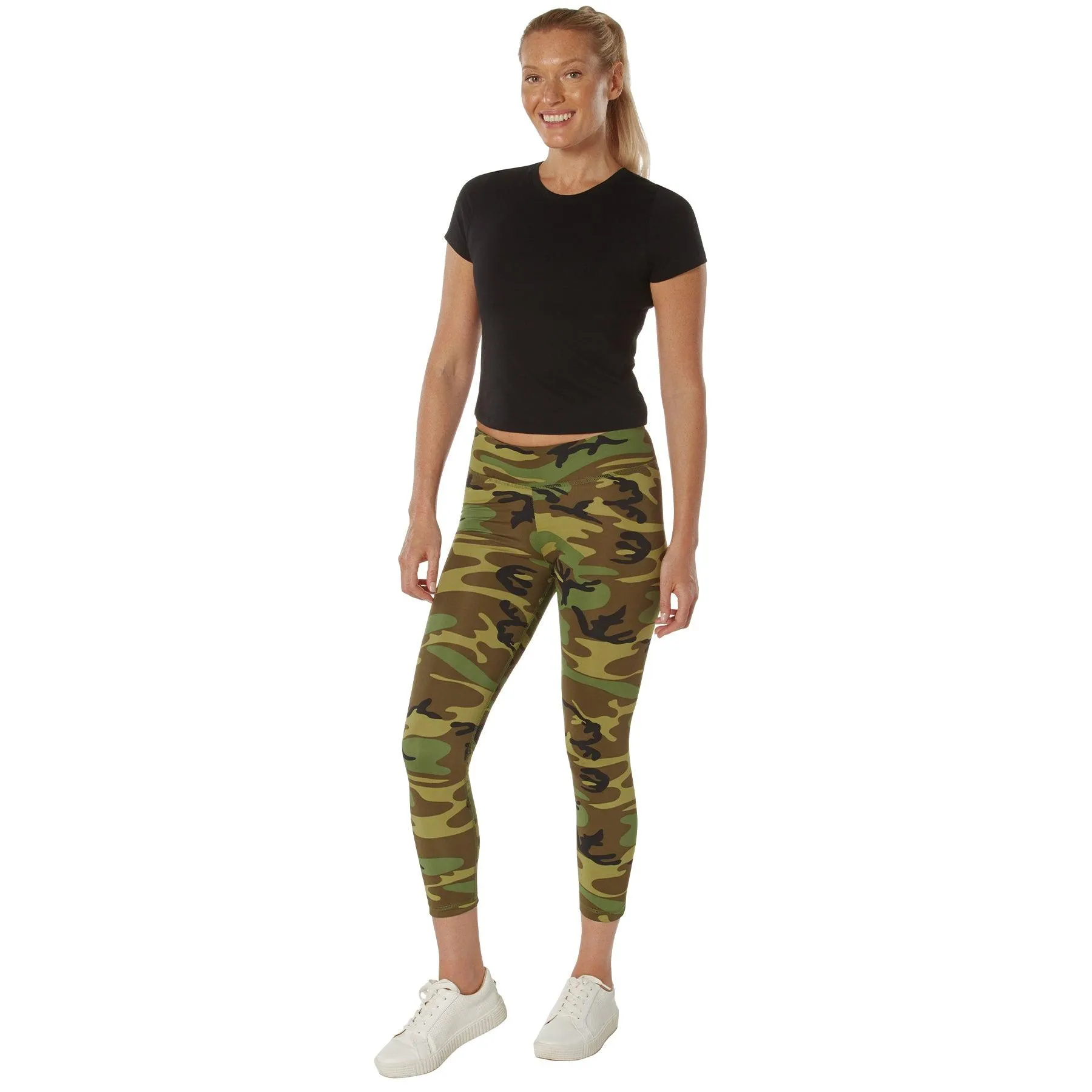 Womens Camo Performance Workout Leggings