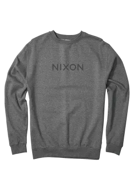 Wordmark Crew Sweatshirt - Dark Heather Gray